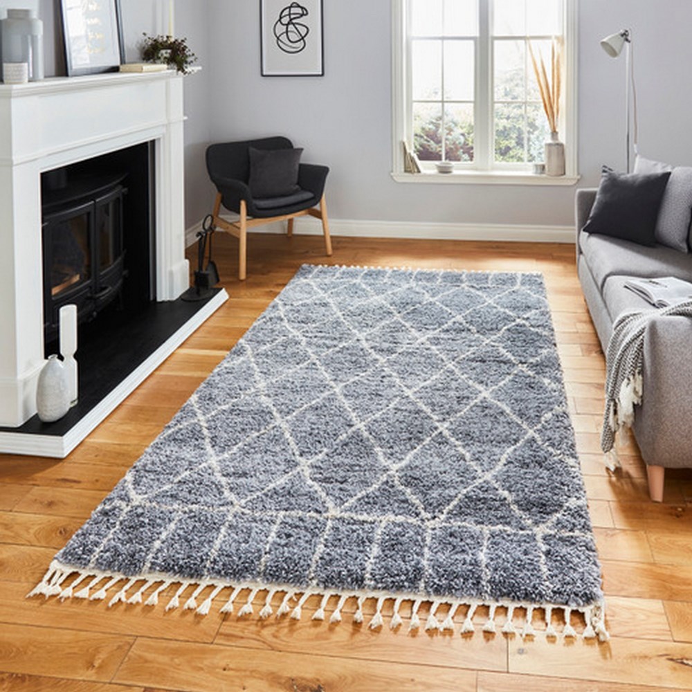 Aspen 1682 Boho Rugs in Grey Ivory